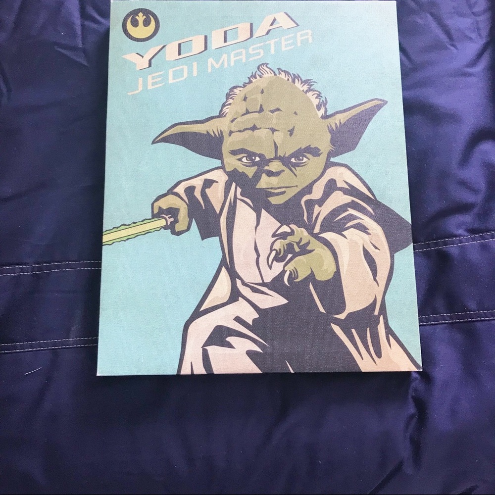 Small Yoda Poster